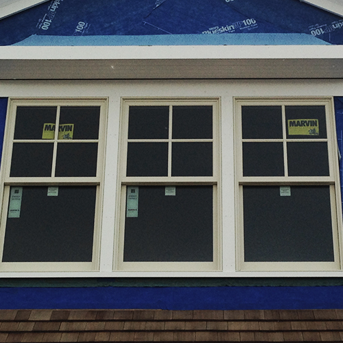Bay window roof assembly, one of the elements costed in the worksheet